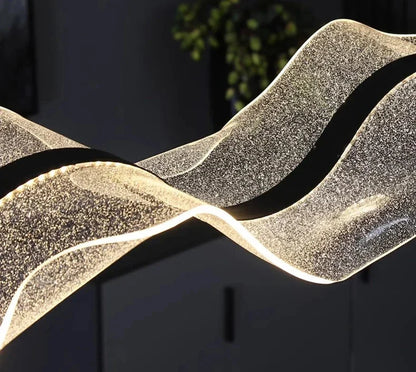 Modern Ocean Wave Pendant Chandelier for Kitchen
