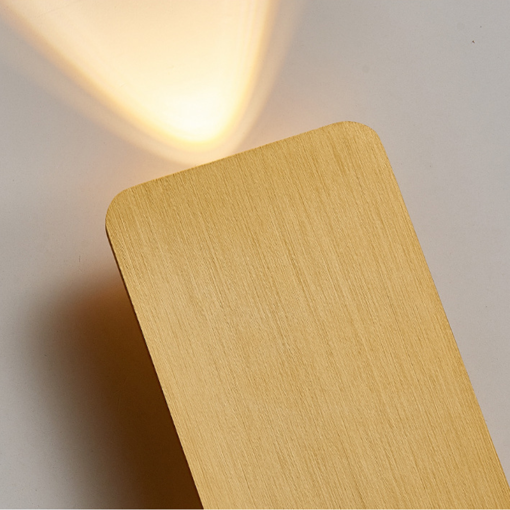 Rectangular Metal LED Indoor Wall Light Sconce Warm White