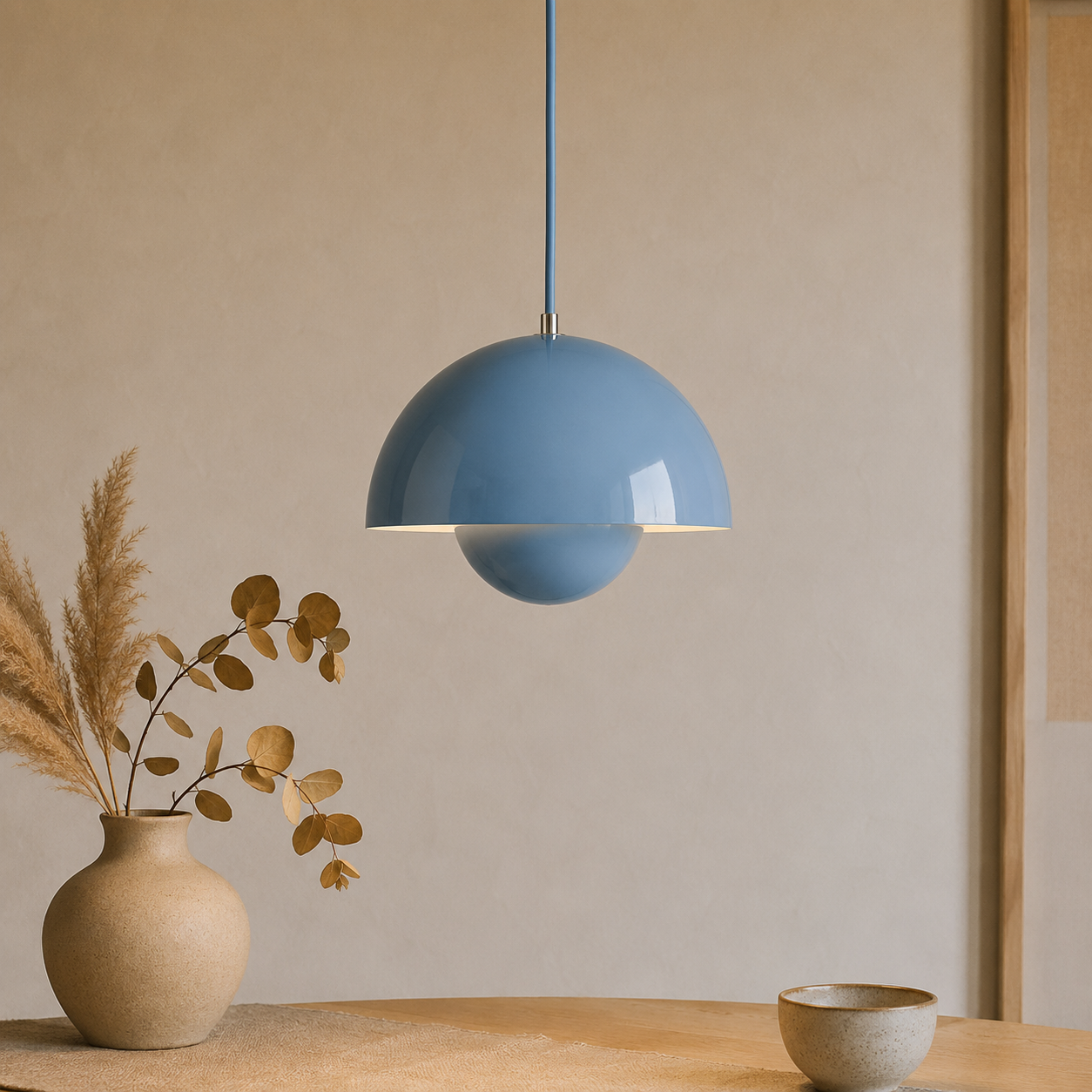 Retro Iron Mushroom Dome Pendant Light