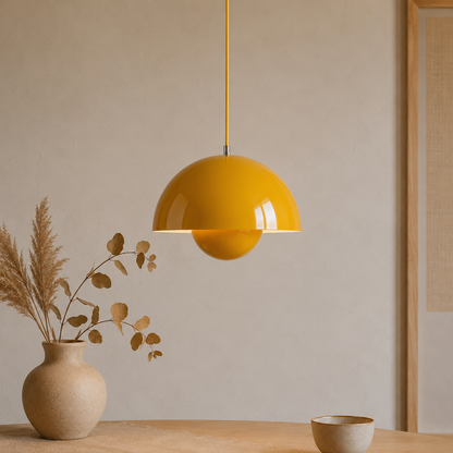 Retro Iron Mushroom Dome Pendant Light