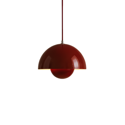 Retro Iron Mushroom Dome Pendant Light