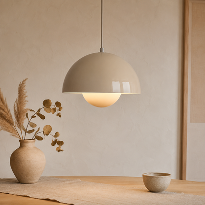 Retro Iron Mushroom Dome Pendant Light