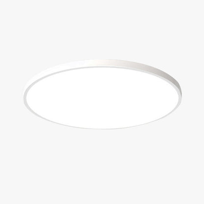 Round Slim LED Bathroom Ceiling Light IP44 White And Black
