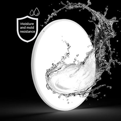 Round Slim LED Bathroom Ceiling Light IP44 White And Black