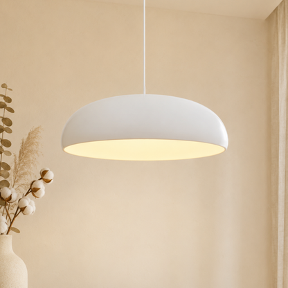 Scandi Minimalist Aluminium Dome Pendant Light