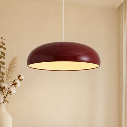 Scandi Minimalist Aluminium Dome Pendant Light