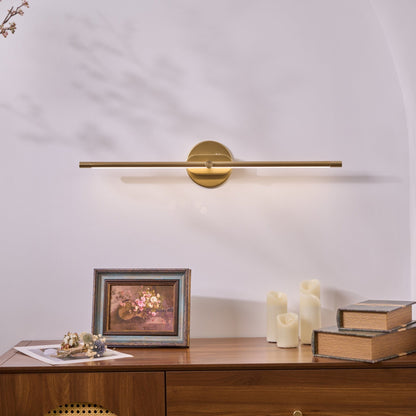 Slim Linear Rechargeable Cordless LED Wall Light Touch Sconce