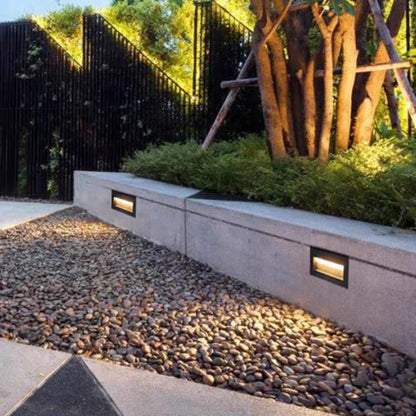 Square Metal Outdoor Deck and Step Light