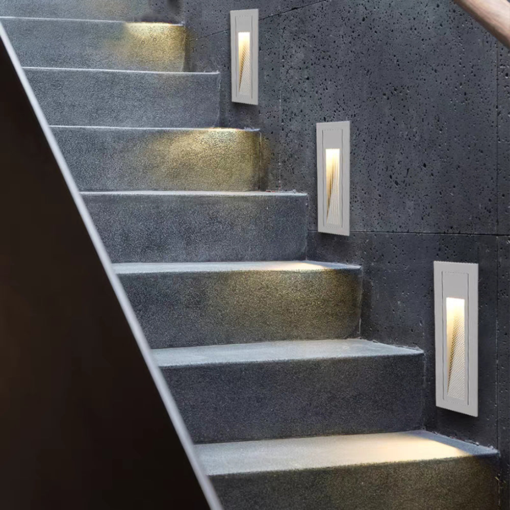 Square Metal Outdoor Deck and Step Light
