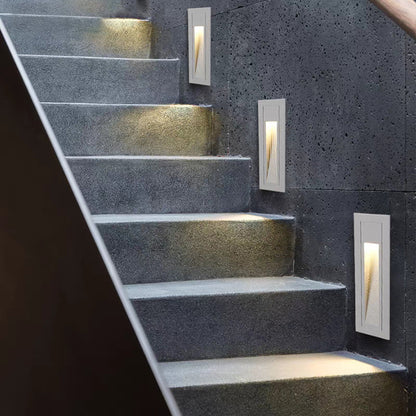 Square Metal Outdoor Deck and Step Light