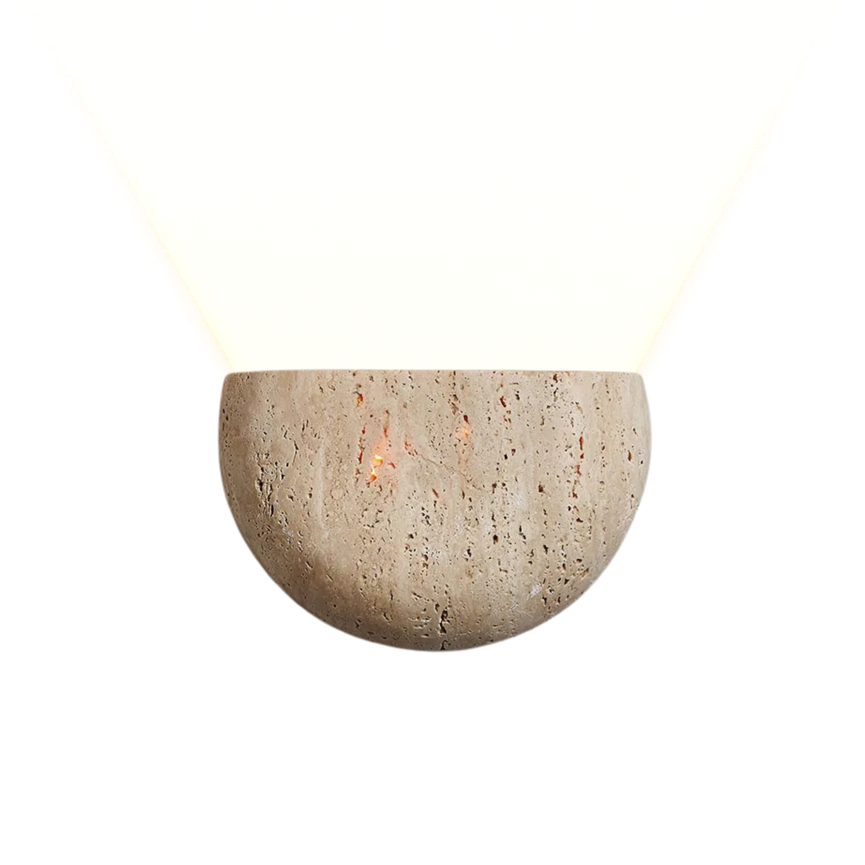 Wabi Sabi Natural Stone Wall Light Up Down Wall Sconce